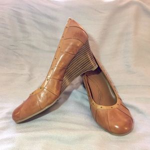 Tan Wedge Heels